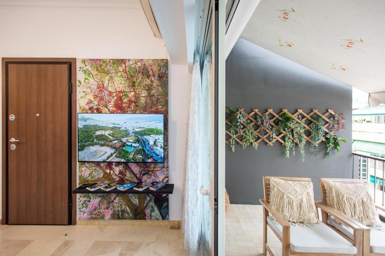 Blue Ark Boho Stay At Acropolis Atenas Exterior foto